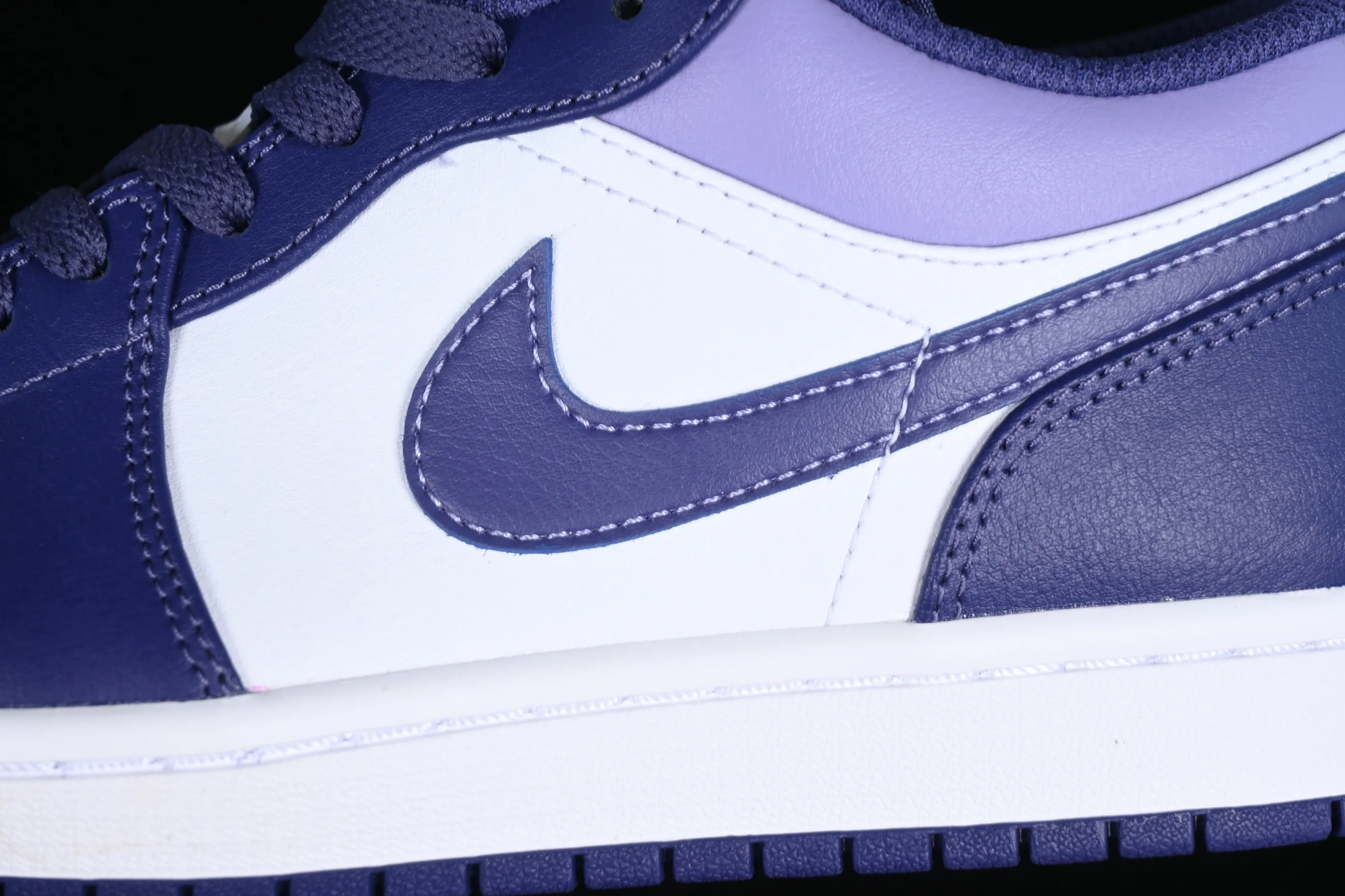 All categories Air Jordan Jordan series basketball shoes Air Jordan 1 Low G version pure original Air Jordan 1 Low AJ1 Joe 1 white and purple low-top cultural casual sneakers 553558-515